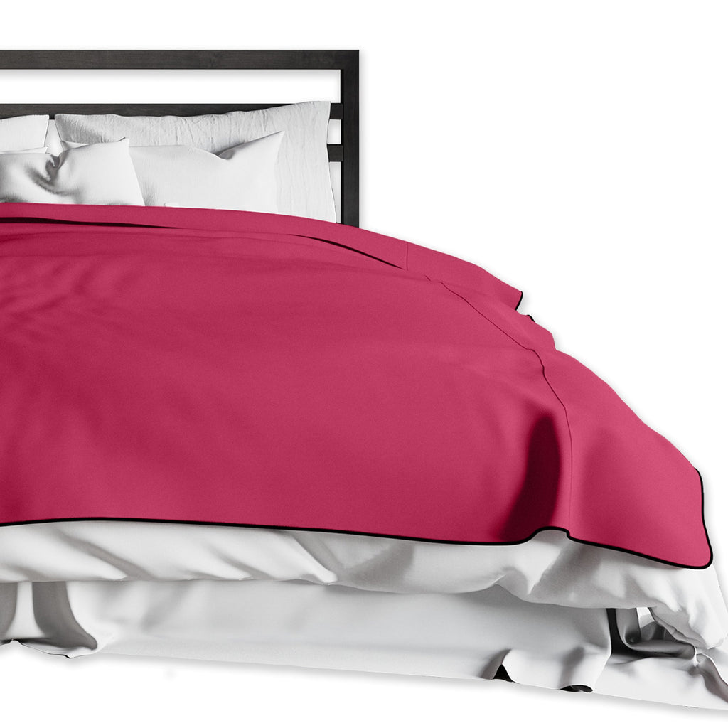 Fascinator Lush Throw  Merlot Microvelvet