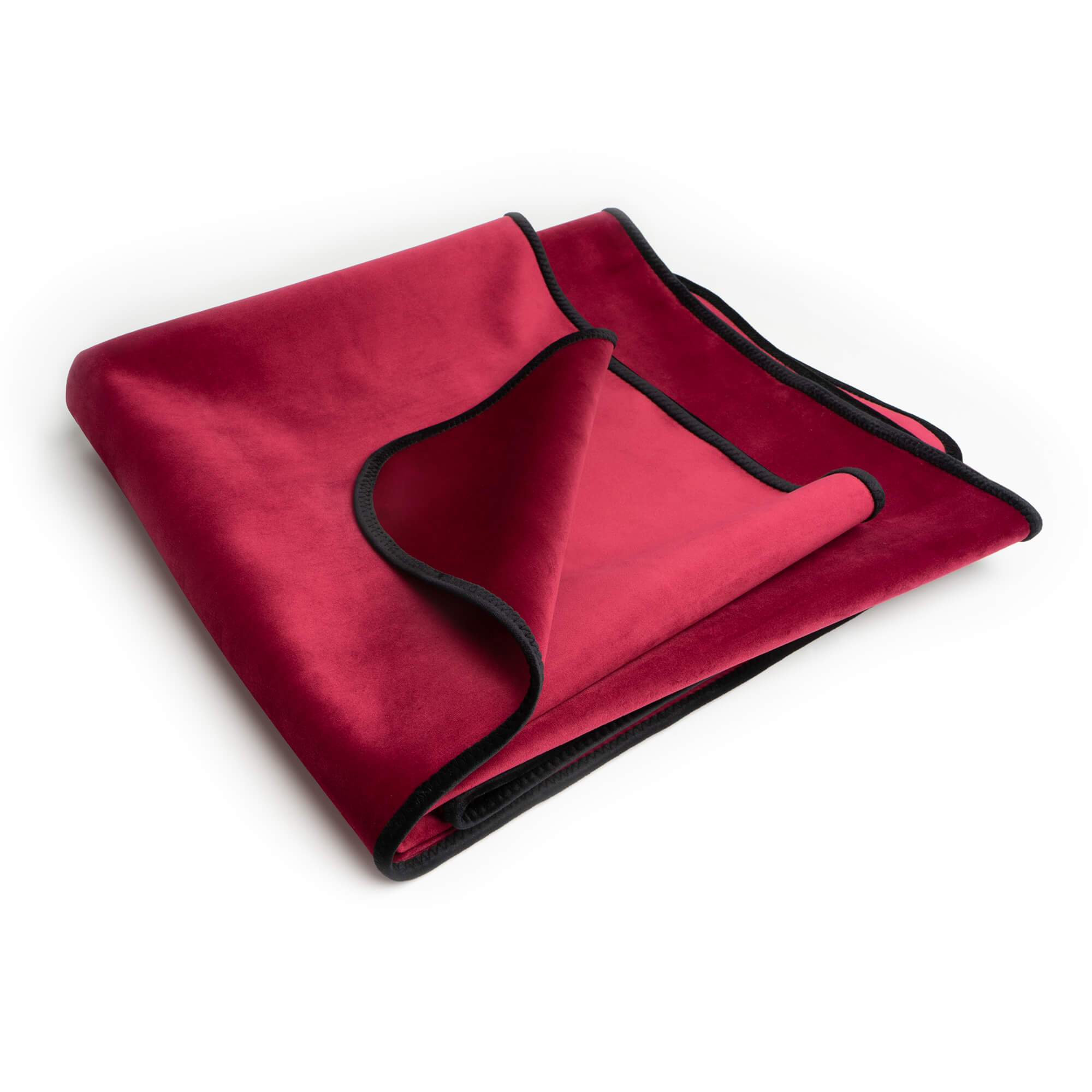 Fascinator Lush Throw  Merlot Microvelvet
