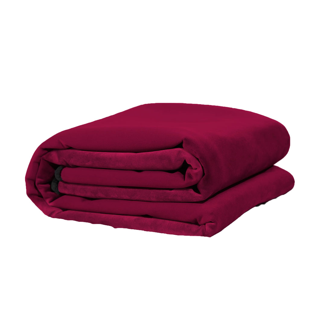 Fascinator Lush Throw  Merlot Microvelvet