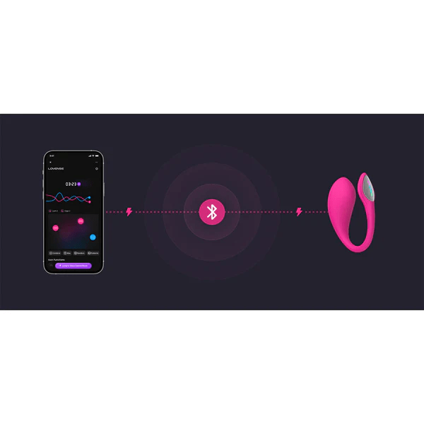 LOVENSE LUSH 4 REMOTE CONTOL VIBRATOR - PINK