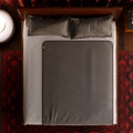 Fascinator Throw Grey Microvelvet
