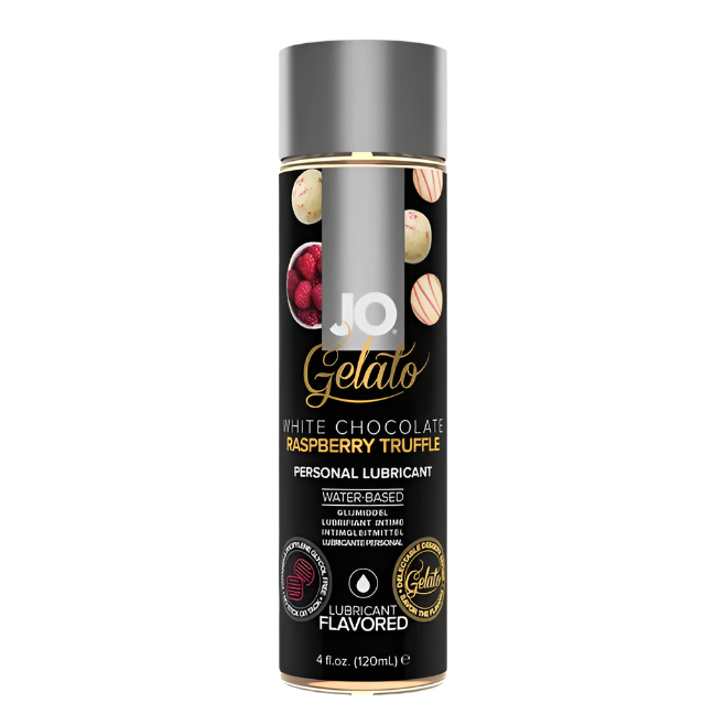JO Gelato - White Chocolate Raspberry Truffle - Lubricant 4 floz / 120 mL